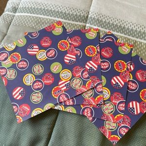 Navy blue 5 pieces origami paper set